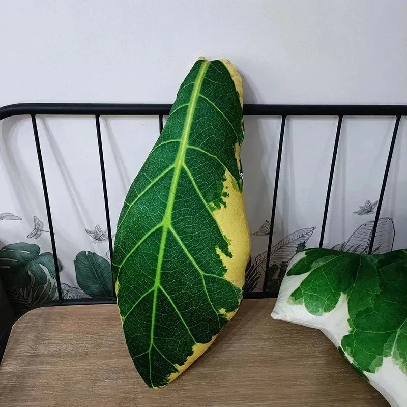 For the Love of Monstera Leaf Decorative Throw Pillow