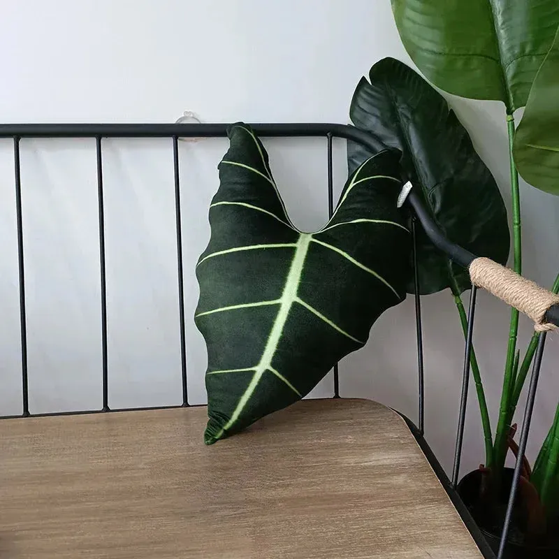 For the Love of Monstera Leaf Decorative Throw Pillow