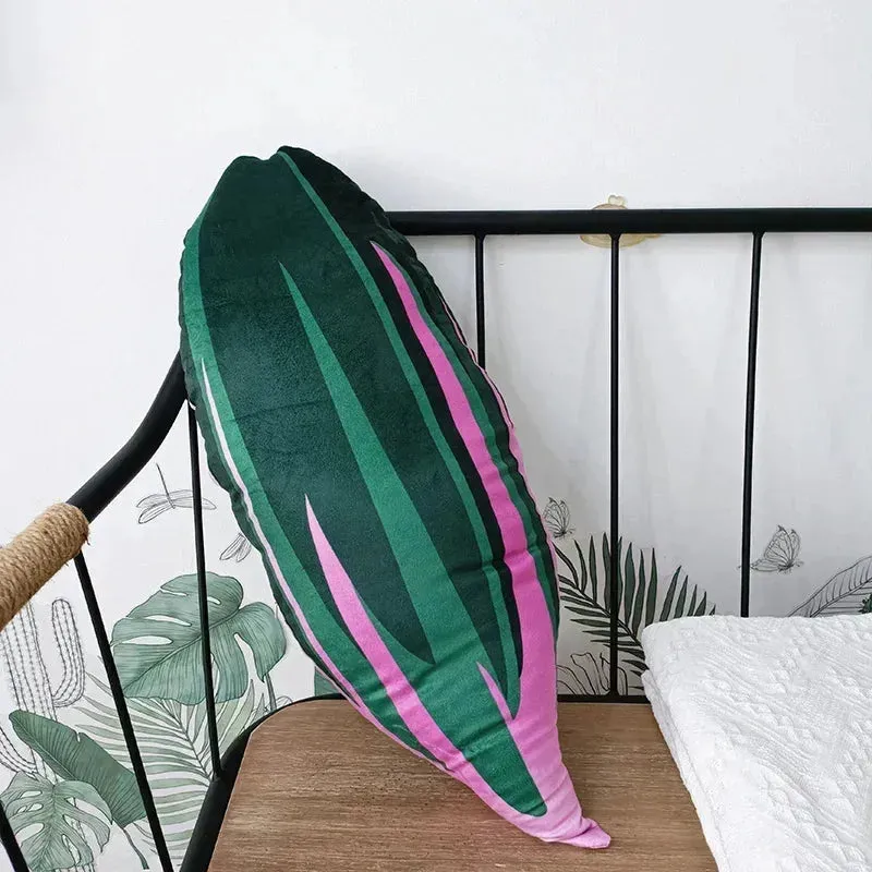For the Love of Monstera Leaf Decorative Throw Pillow