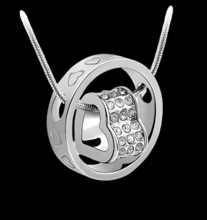 Forever Heart Pendant - White Gold