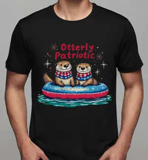 funny fourth of july: Otterly Patriotic | Classic T-Shirt (Unisex)