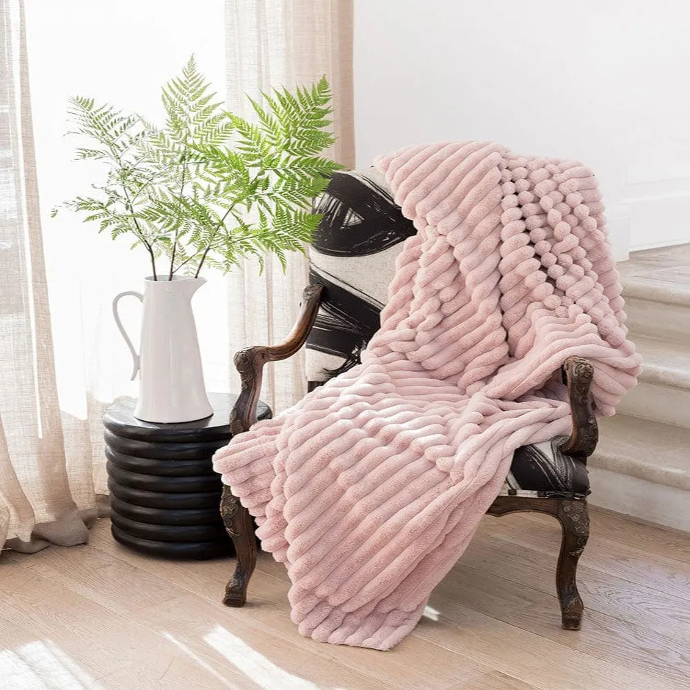 Fur / Velvet Throw Collection 200 x 140 cm