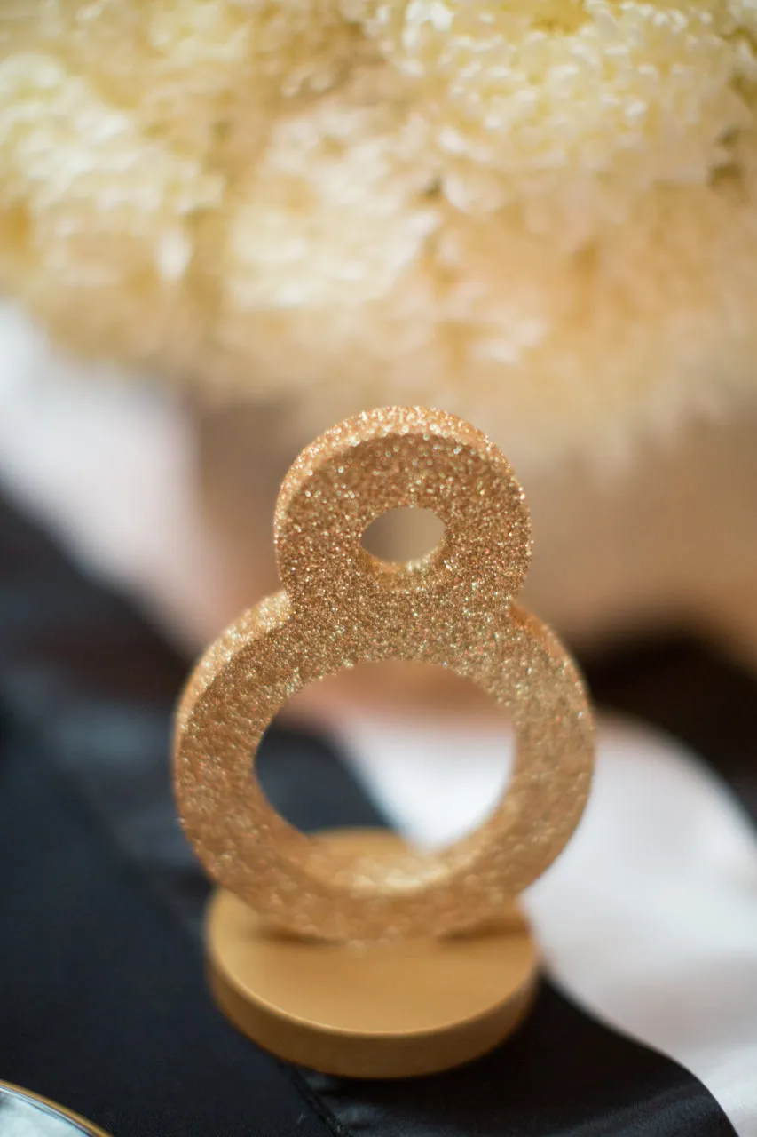 Gatsby Glitter Table Numbers
