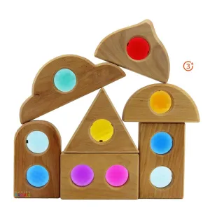 Gemmed Windows - Natural - 36 pieces