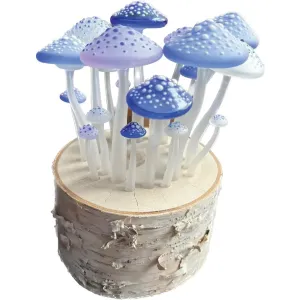 Glass Fairy Ring Mushroom Sculpture Hand-Blown by Sage Churchill-Foster, Sage Studios
