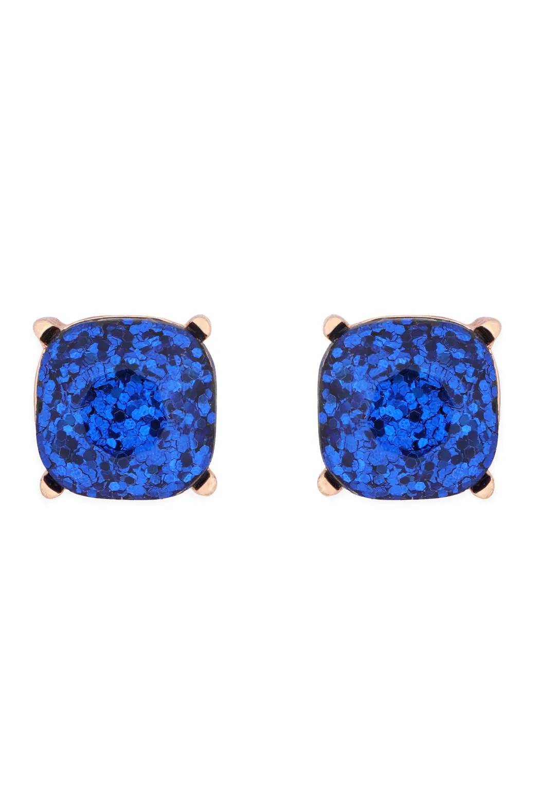 Glitter Epoxy Stud Earrings- 13 Colors