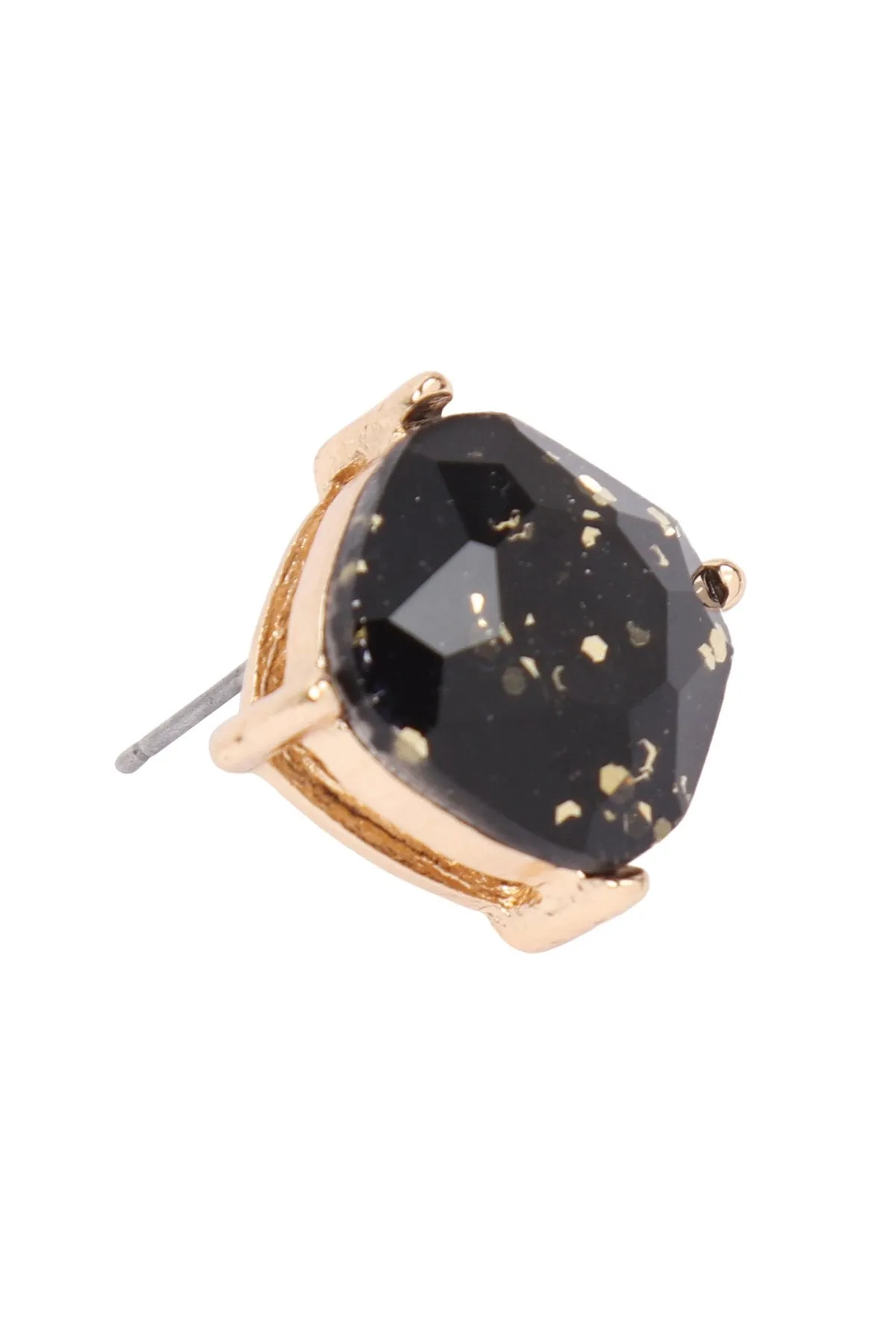 Glitter Epoxy Stud Earrings- 13 Colors