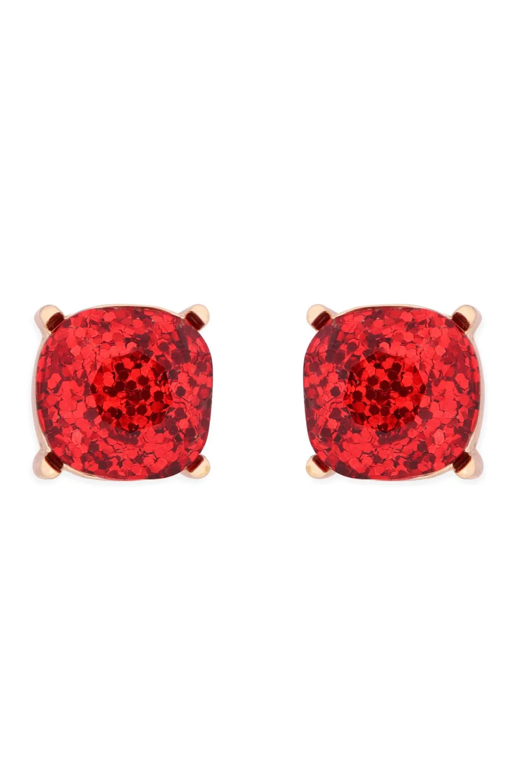 Glitter Epoxy Stud Earrings- 13 Colors