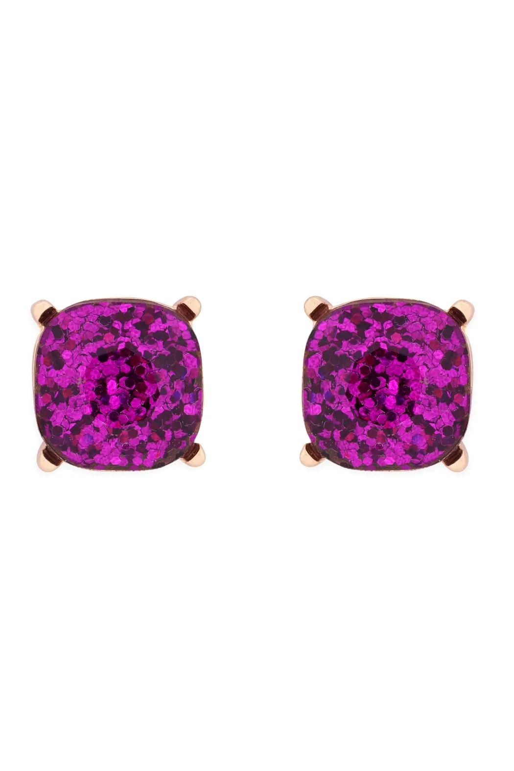 Glitter Epoxy Stud Earrings- 13 Colors