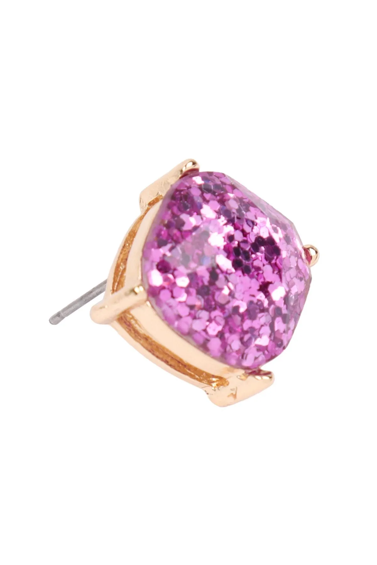 Glitter Epoxy Stud Earrings- 13 Colors