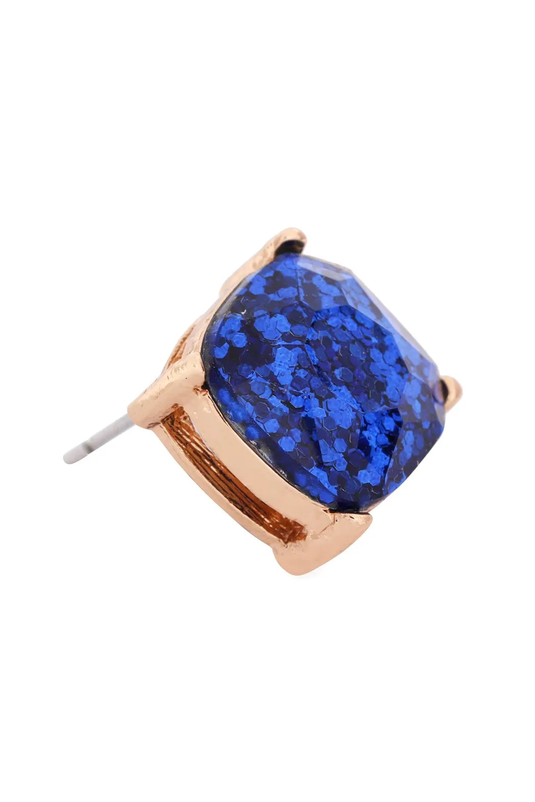 Glitter Epoxy Stud Earrings- 13 Colors