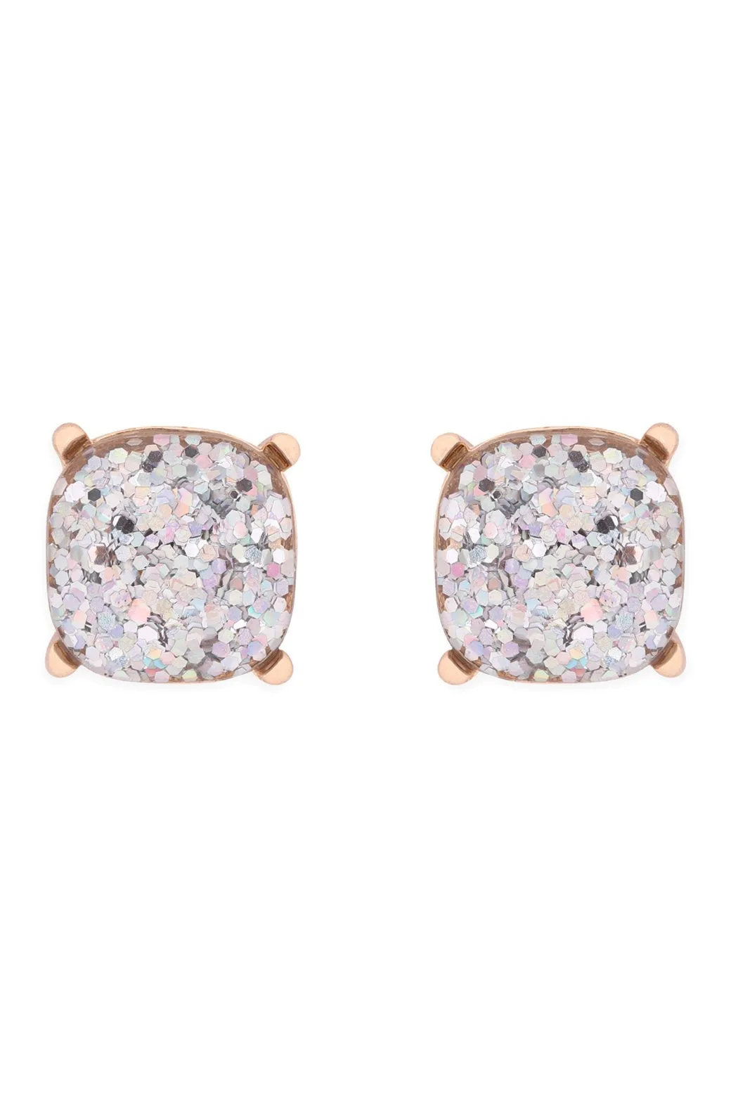 Glitter Epoxy Stud Earrings- 13 Colors
