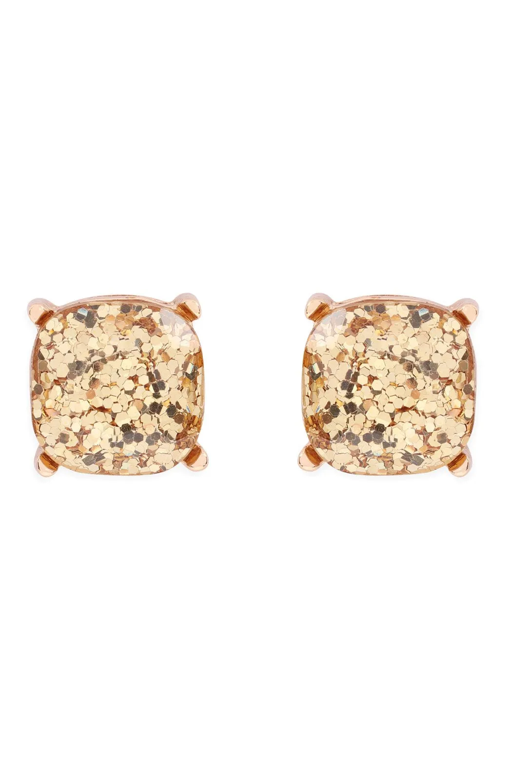 Glitter Epoxy Stud Earrings- 13 Colors