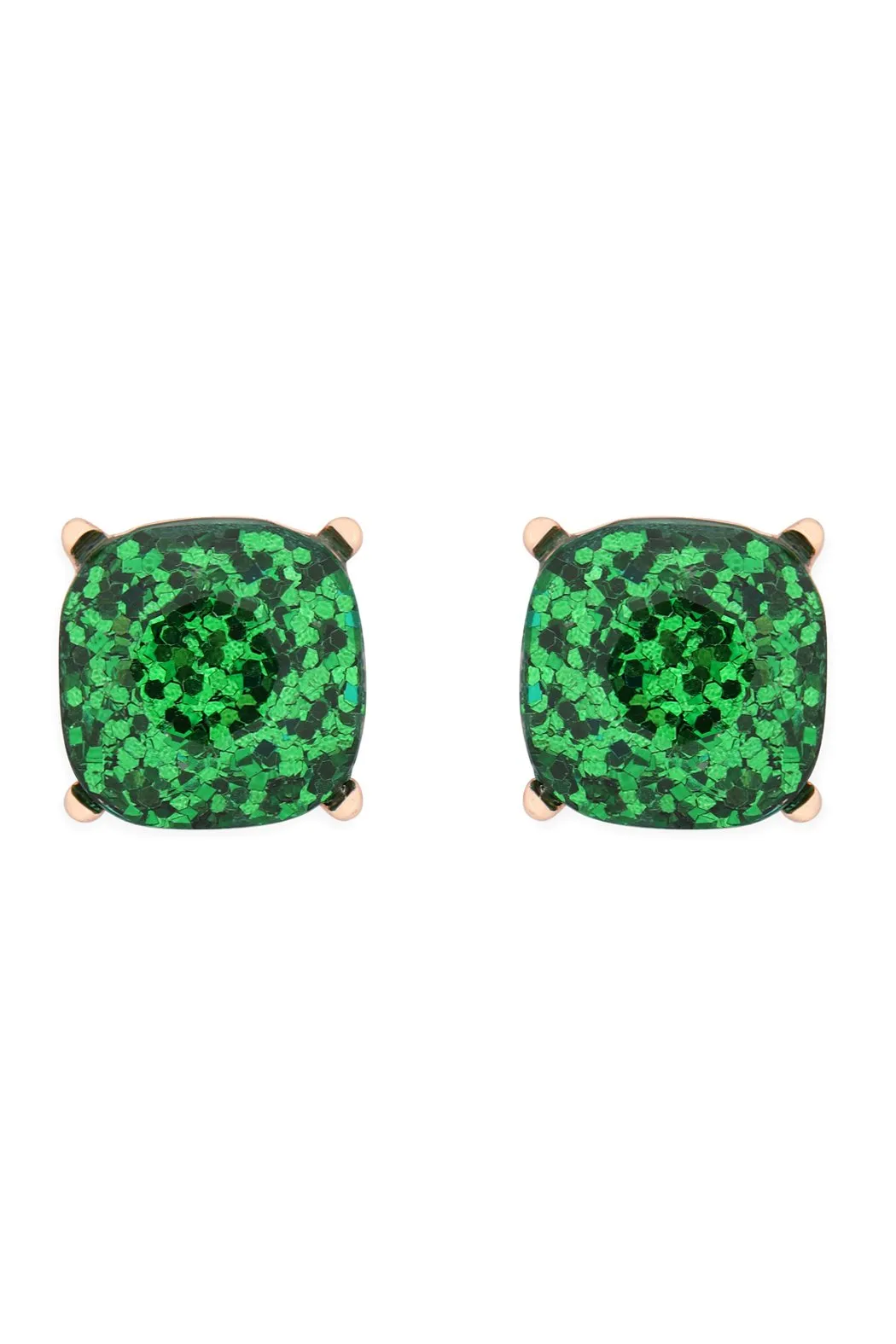 Glitter Epoxy Stud Earrings- 13 Colors