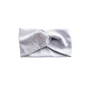Gray Twist Knot Headband