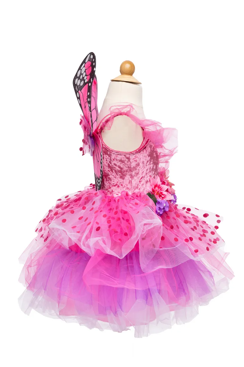 Great Pretenders Fairy Blooms Deluxe Dress & Wings, Hot Pink/Lilac, Size 5-6