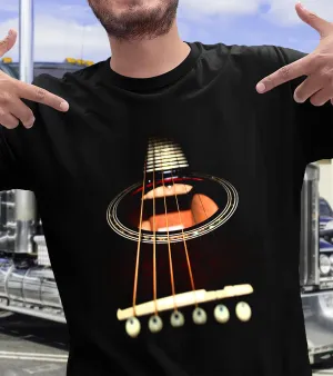 Guitar , 2D Black Tshirt 09, CV98