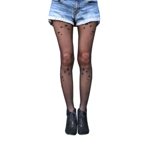 Heart Fairycore Grunge Tights