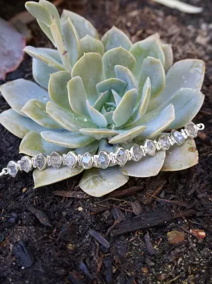 Herkimer Quartz Crystal Tennis Bracelet 1