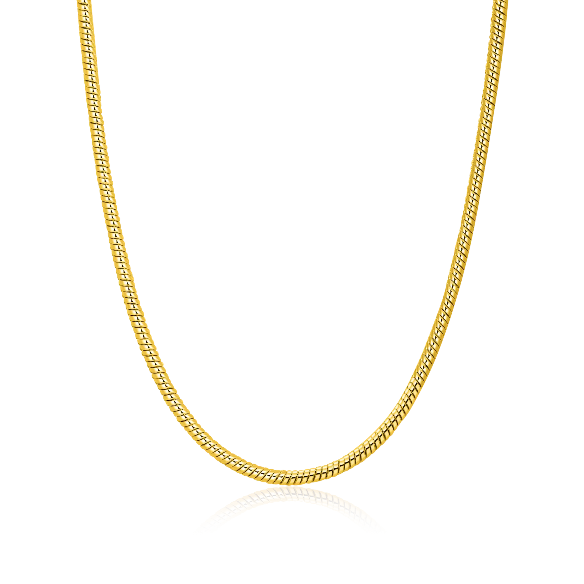 Herringbone Chain & Snake Chain Set - Yellow Gold