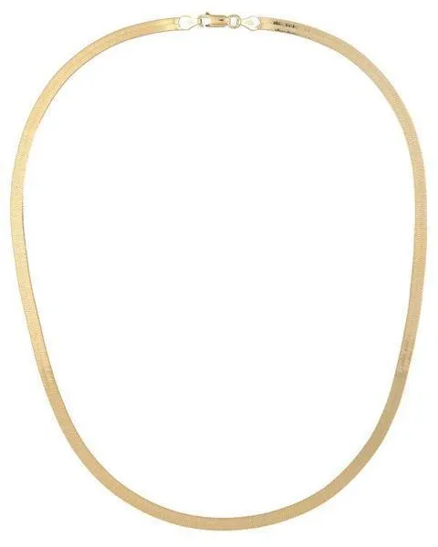 Herringbone Necklace 14K