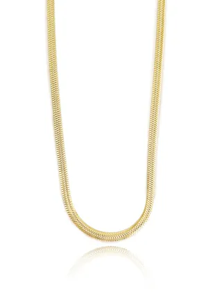 Herringbone Snake Chain Necklace