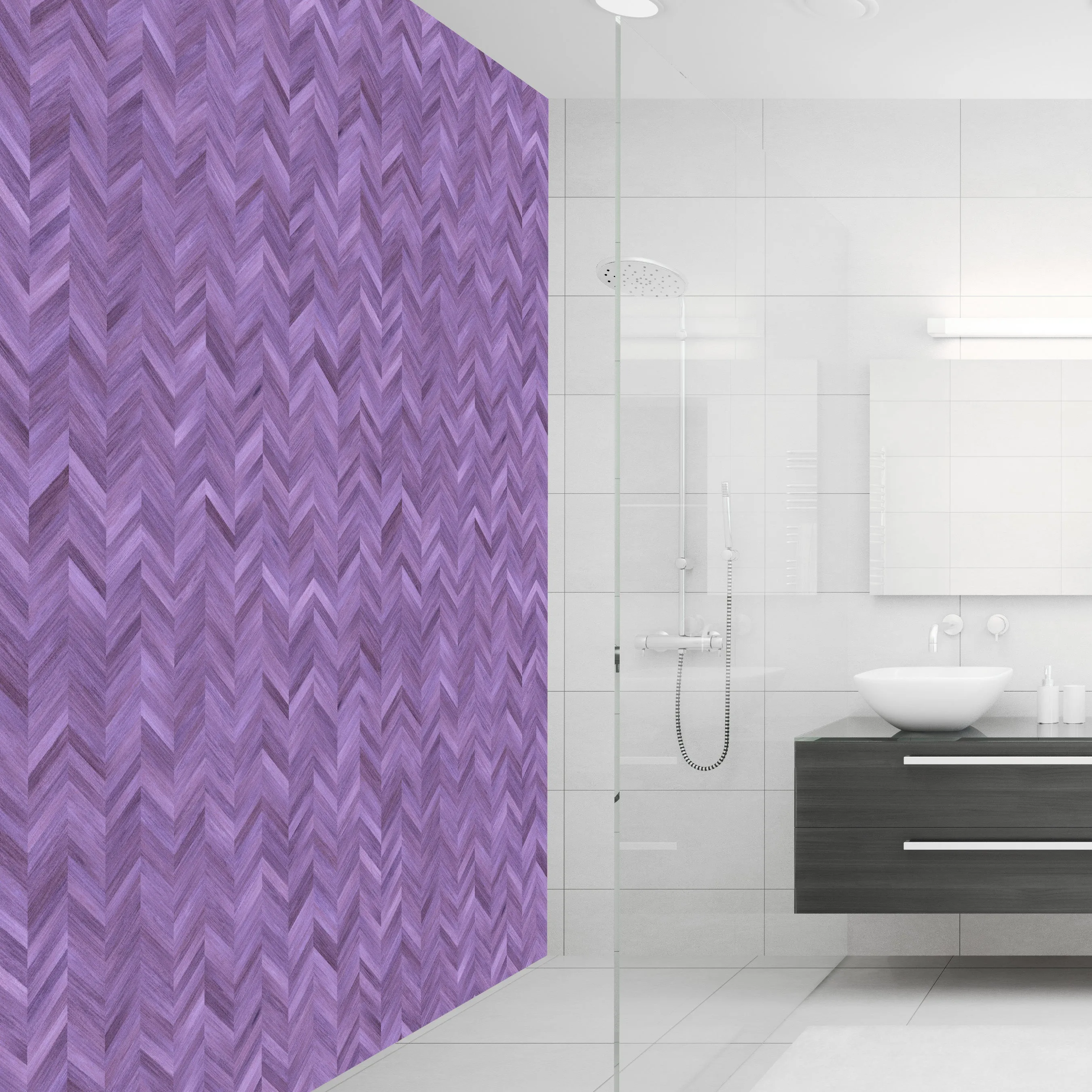 Herringbone Wood Acrylic Wall Panels Home Decor Wall Panels 2440mmm x 1220mm