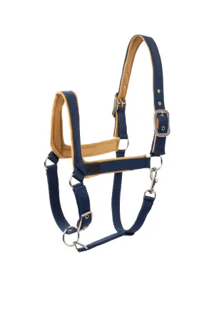 Horze Delemont Shaped Halter Deep Sea Blue
