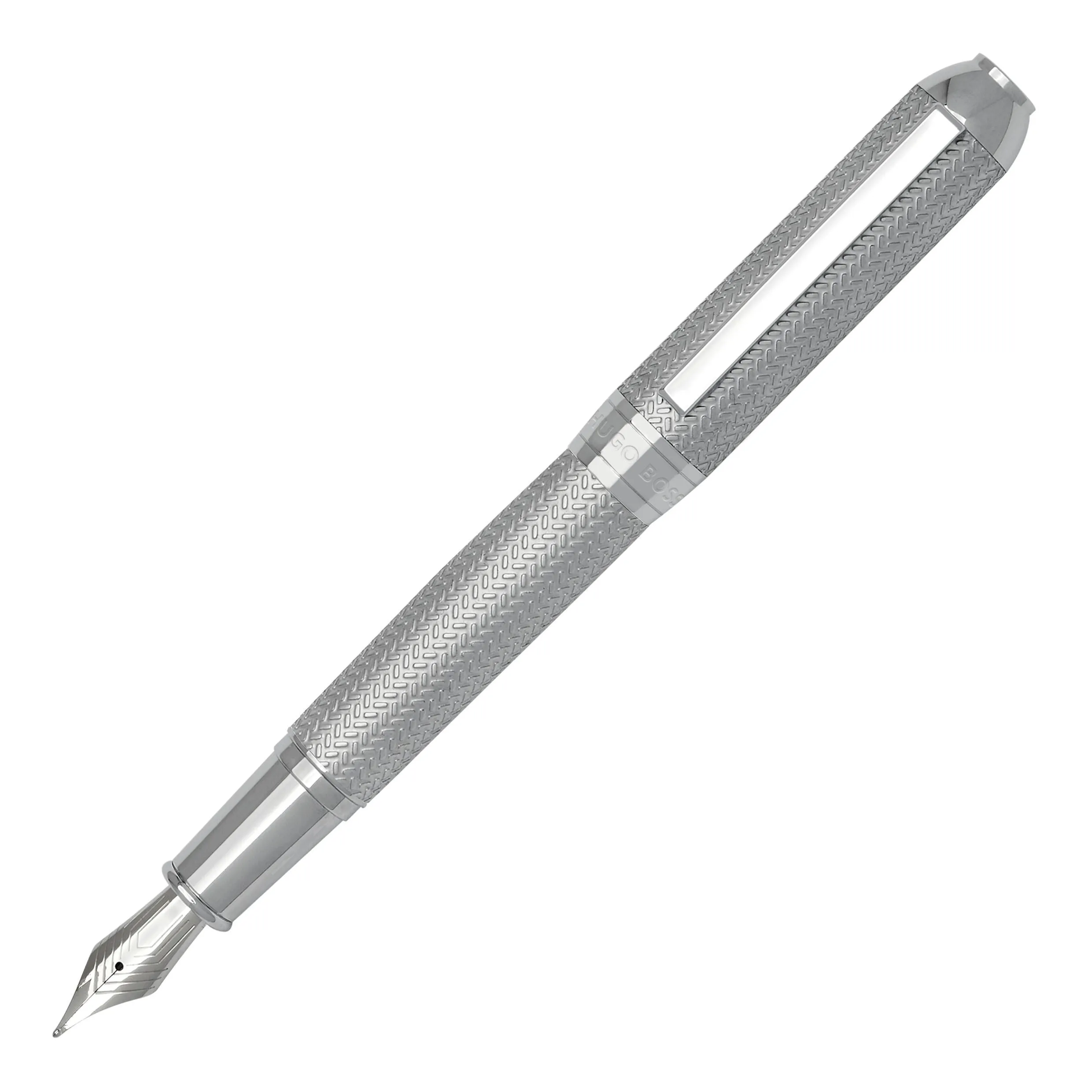 HUGO BOSS HSI4652C - Fountain pen Elemental Silver