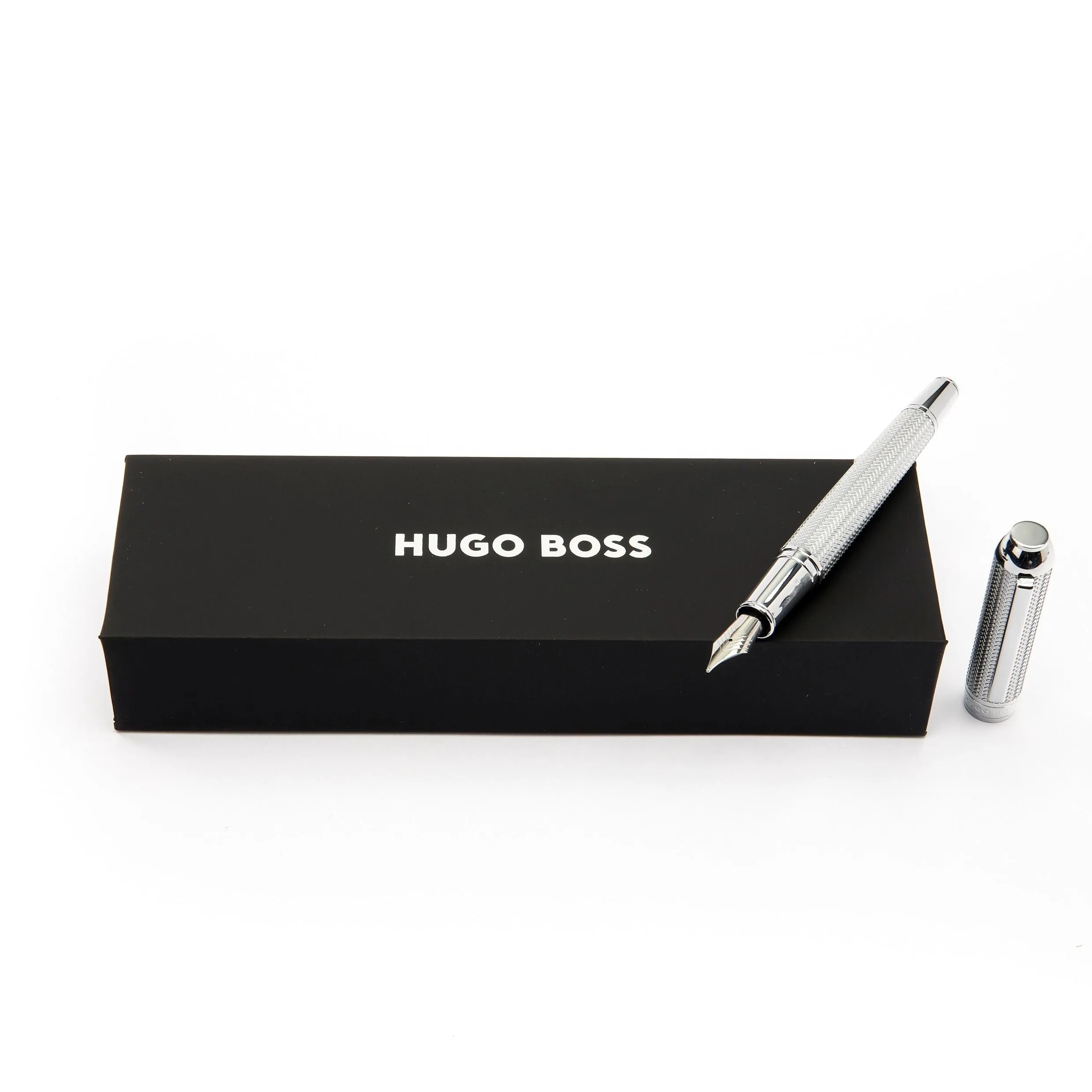 HUGO BOSS HSI4652C - Fountain pen Elemental Silver