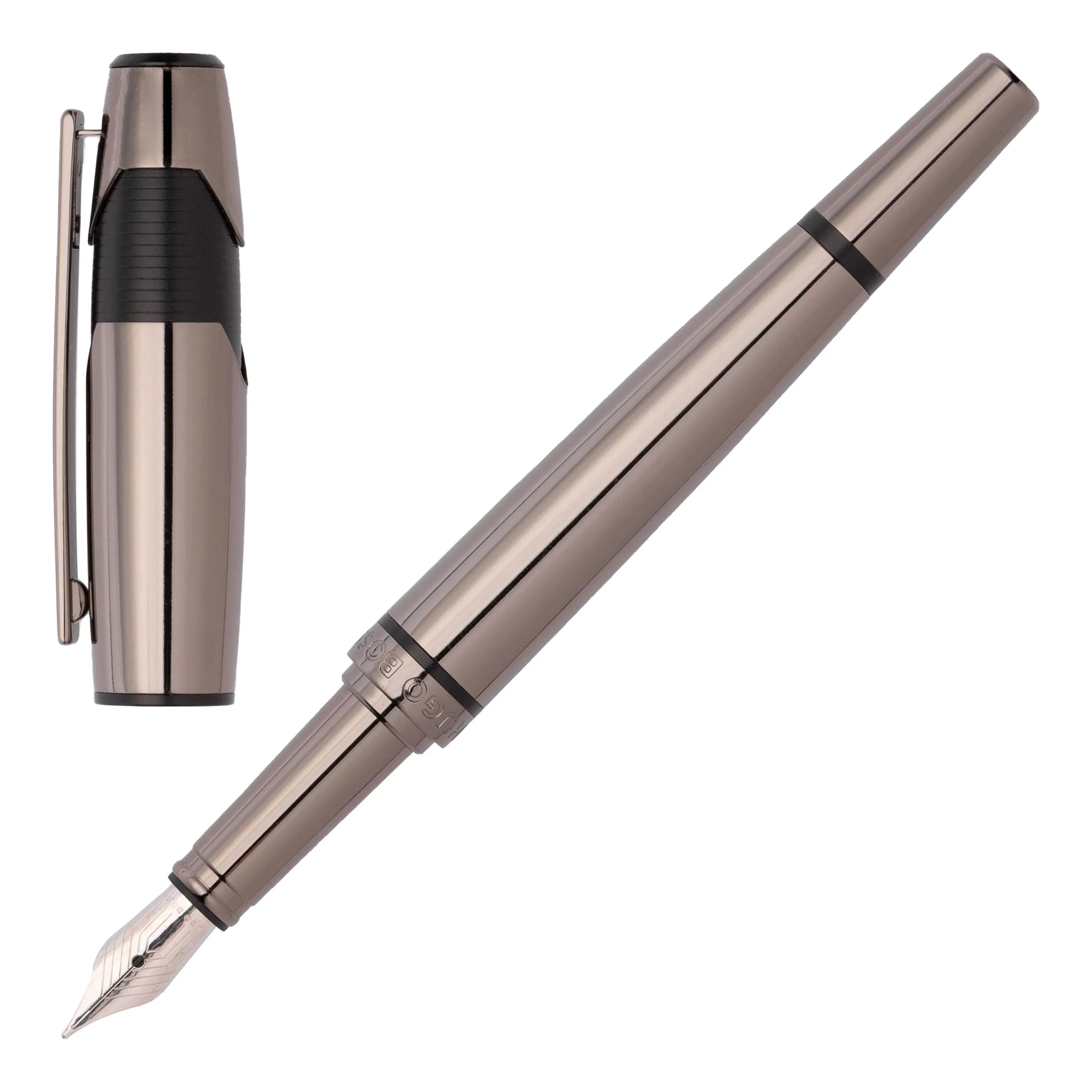 HUGO BOSS HSS2522D-Fountain pen Chevron Gun