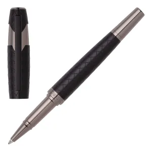 HUGO BOSS HSS2525A-Rollerball pen Chevron Black
