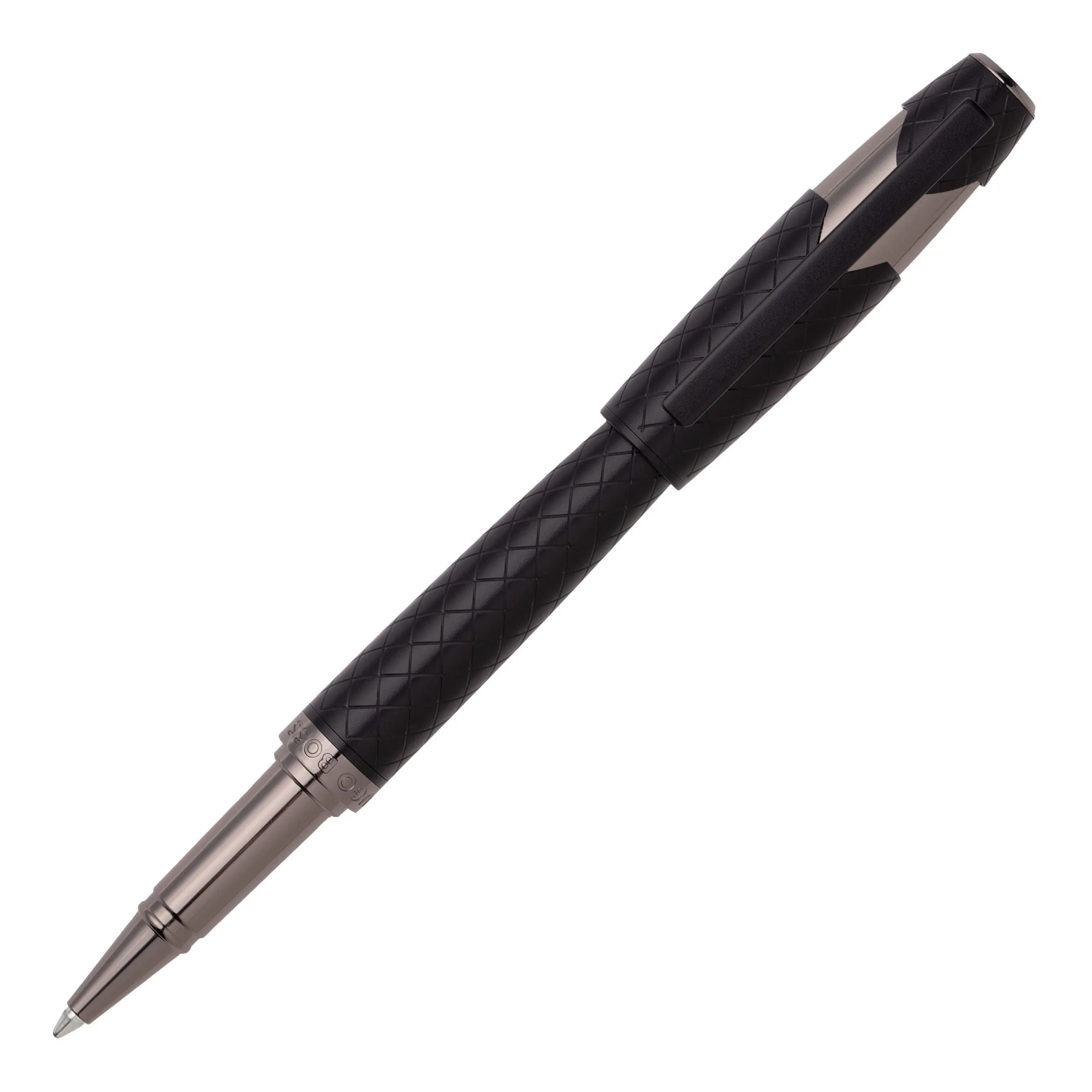 HUGO BOSS HSS2525A-Rollerball pen Chevron Black