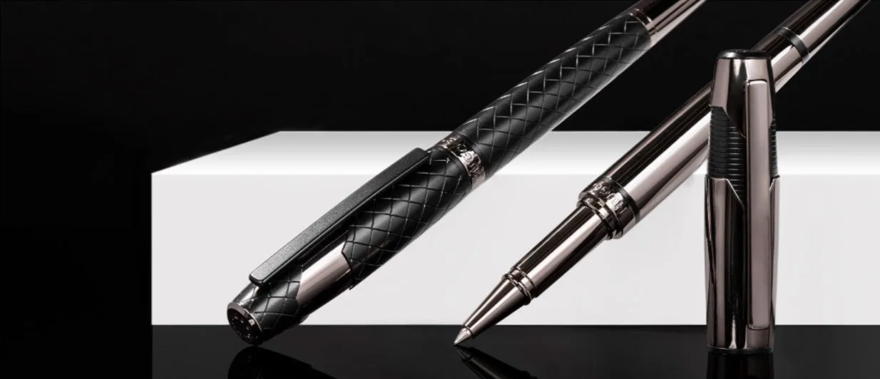 HUGO BOSS HSS2525D-Rollerball pen Chevron Gun