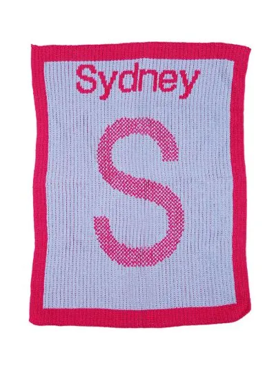 INITIAL TWEED STROLLER BLANKET