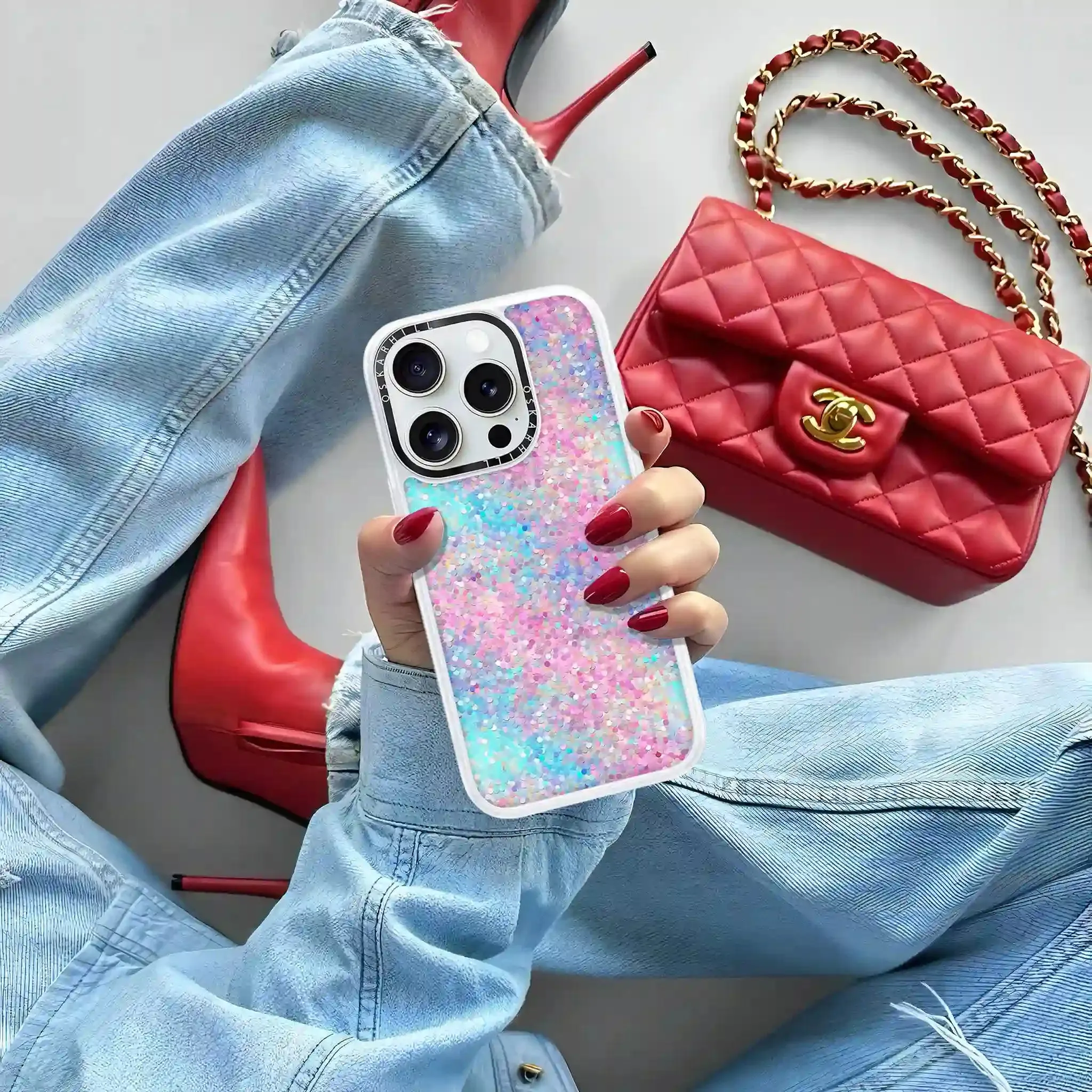 iPhone 13 Pro Max Case Classic — Multicolor Glitter