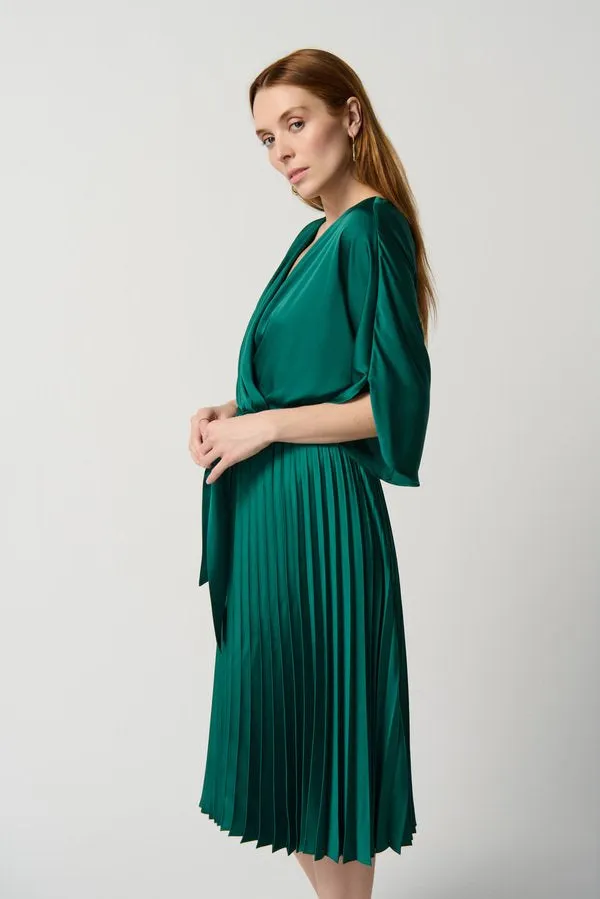 Joseph Ribkoff Pleated Fit Flare Dress 234265