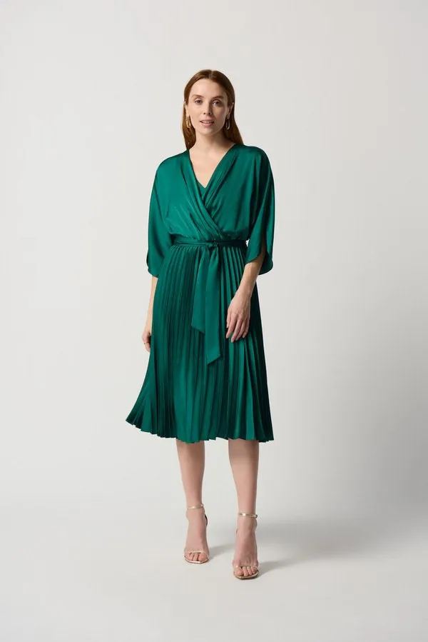 Joseph Ribkoff Pleated Fit Flare Dress 234265