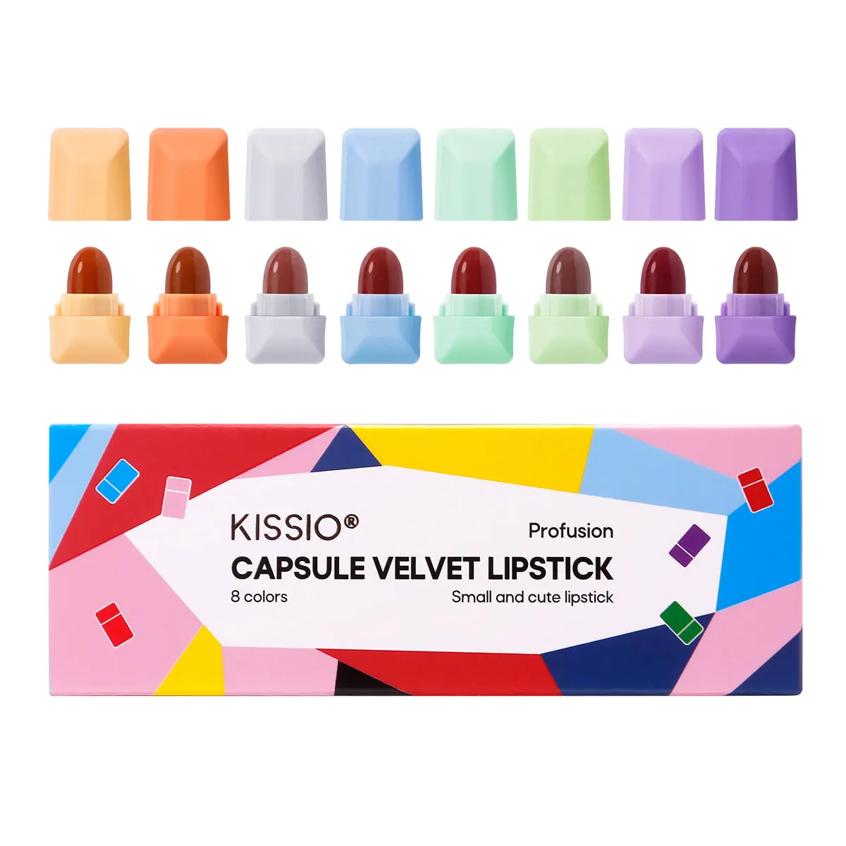 KISSIO Mini Lipstick Set(8 PCS)
