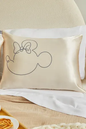 Kitsch & Mickey and Minnie Satin Pillowcase Standard Mr. Mouse