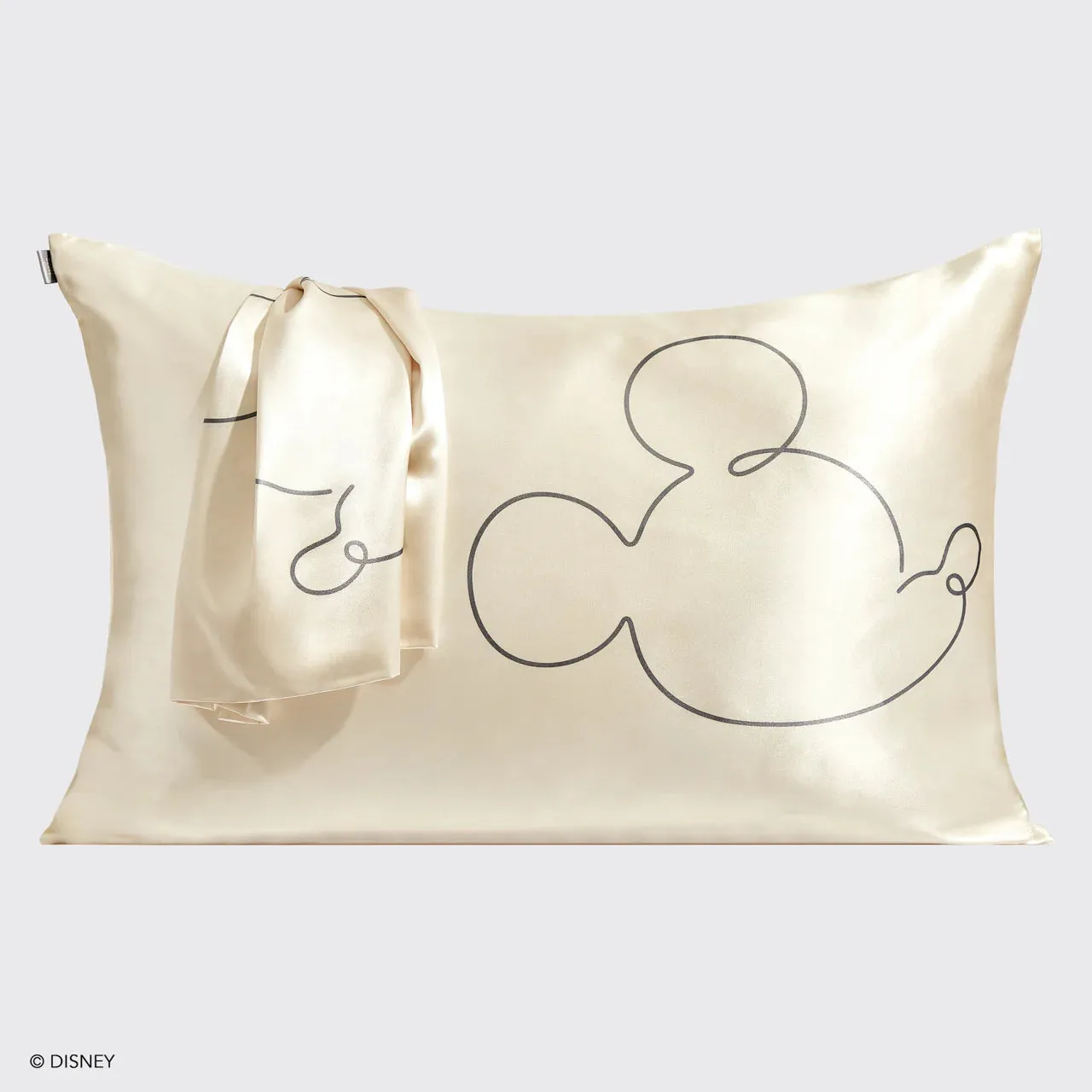 Kitsch & Mickey and Minnie Satin Pillowcase Standard Mr. Mouse
