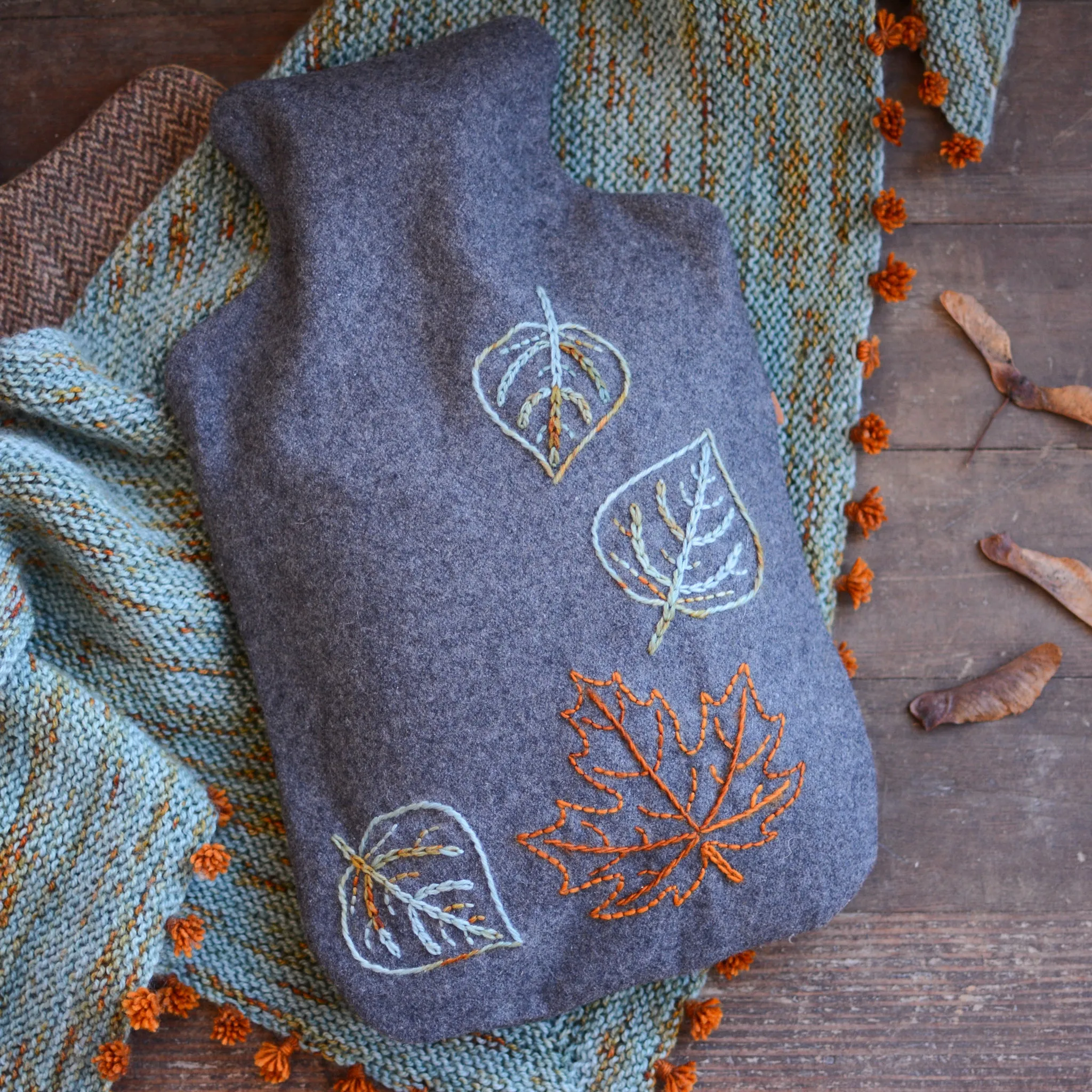 Leaf Embroidery Pattern - North America Collection