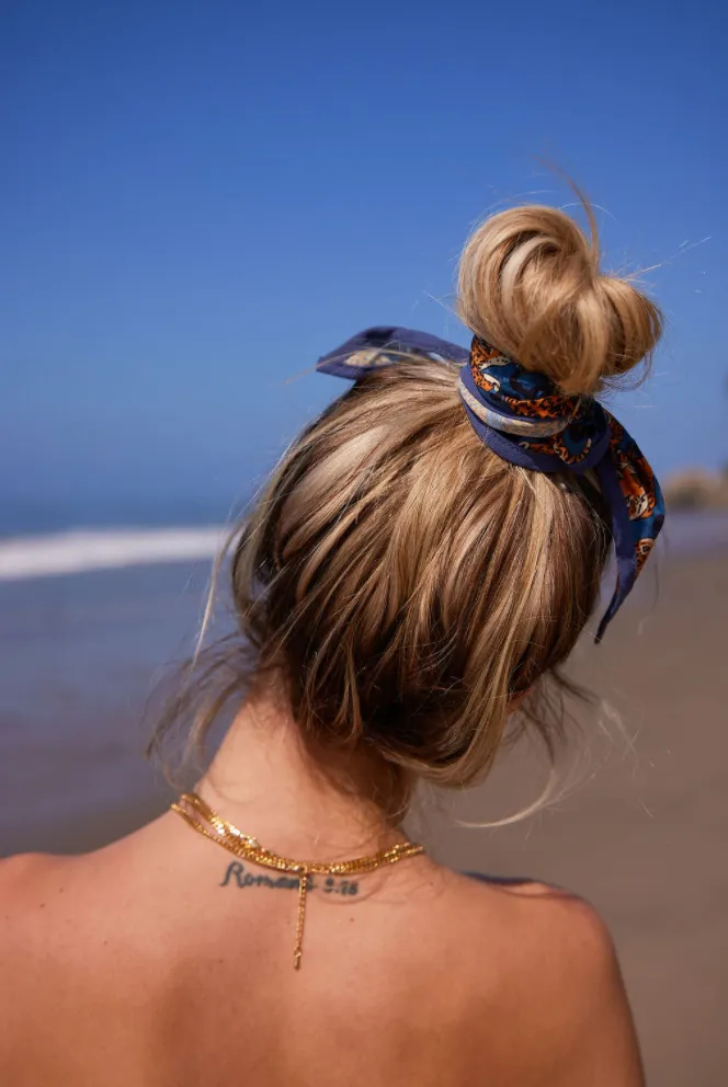 Leopard Scrunchie Scarf