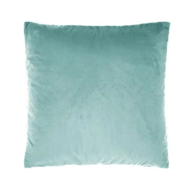 Linen House Belmore Aqua 60 x 60cm Velvet Cushion