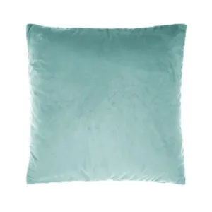 Linen House Belmore Aqua 60 x 60cm Velvet Cushion