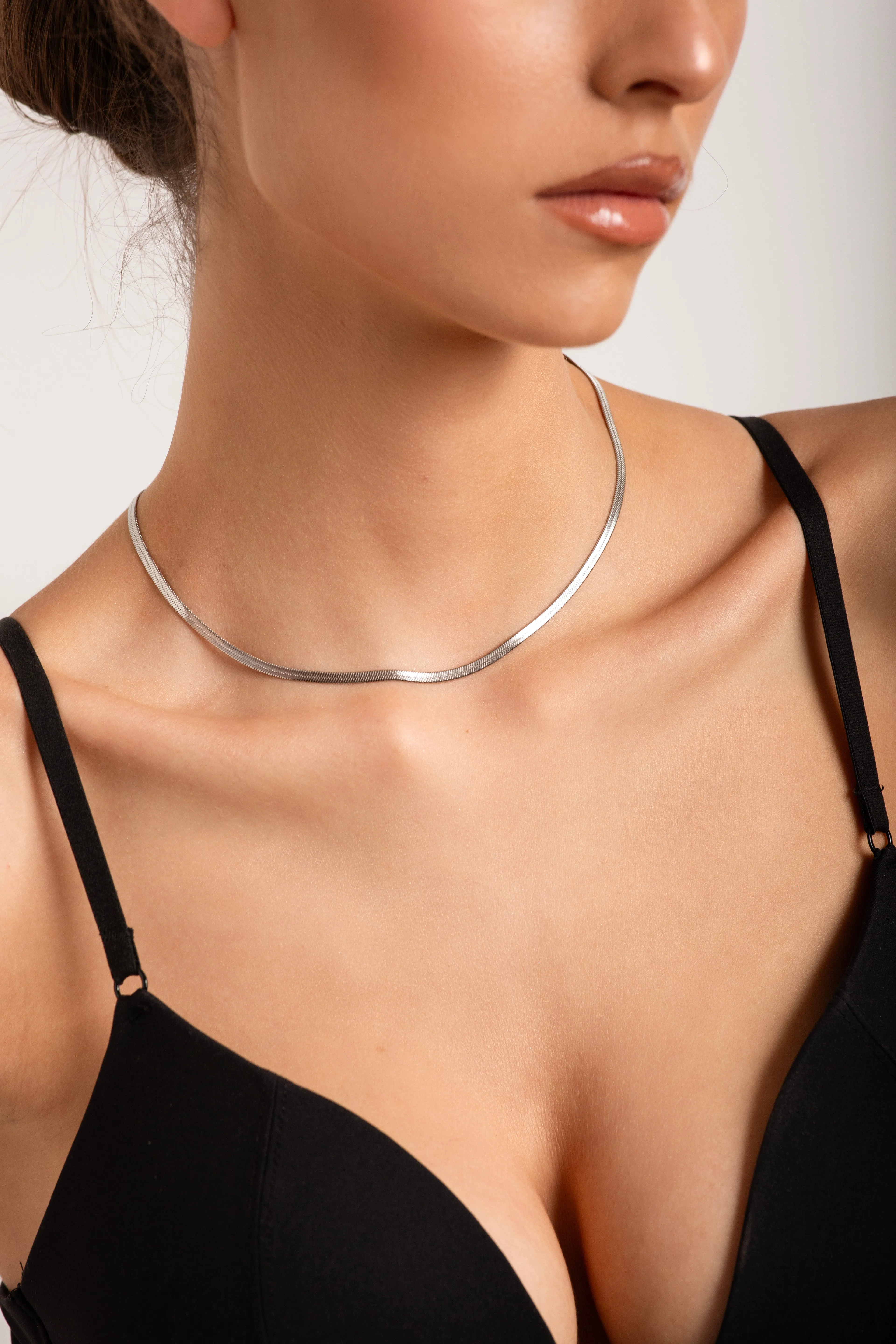 Luna Silver Snake Chain