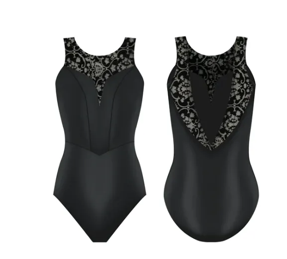 Luxe Jet Black Leotard