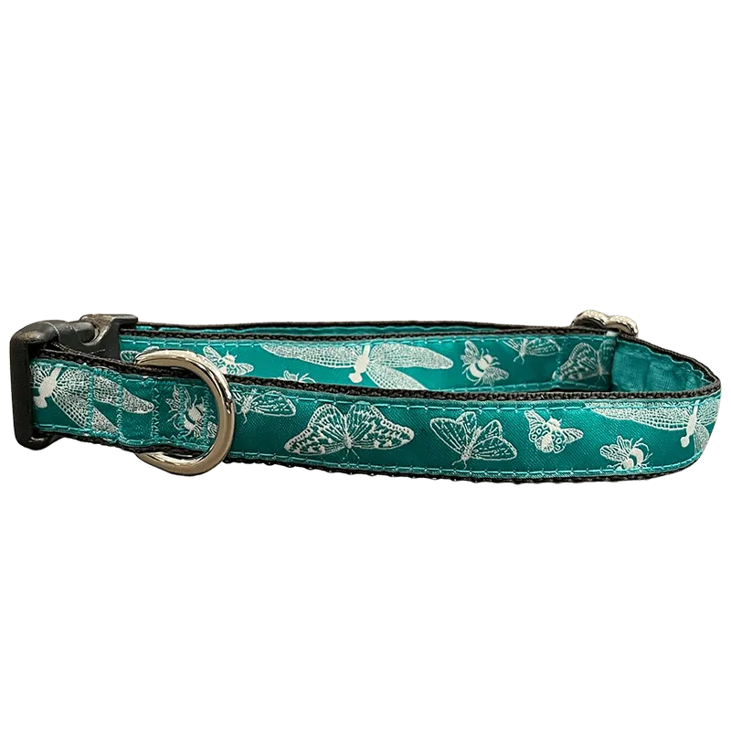 Mackenzie Collar Butterflies on Teal