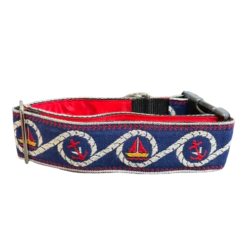 Mackenzie Collar Nautical Ropes Blue