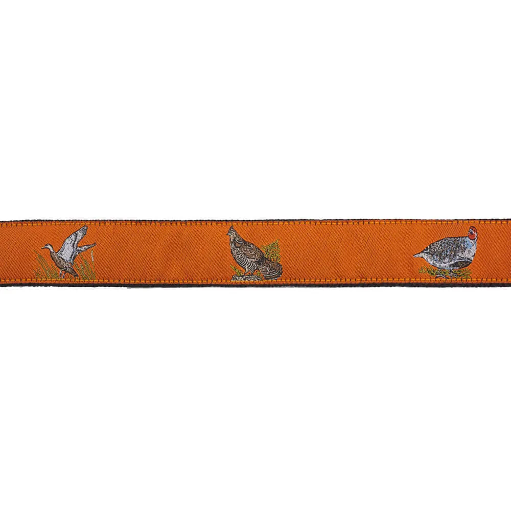 Mackenzie Orange Game Bird Buckle